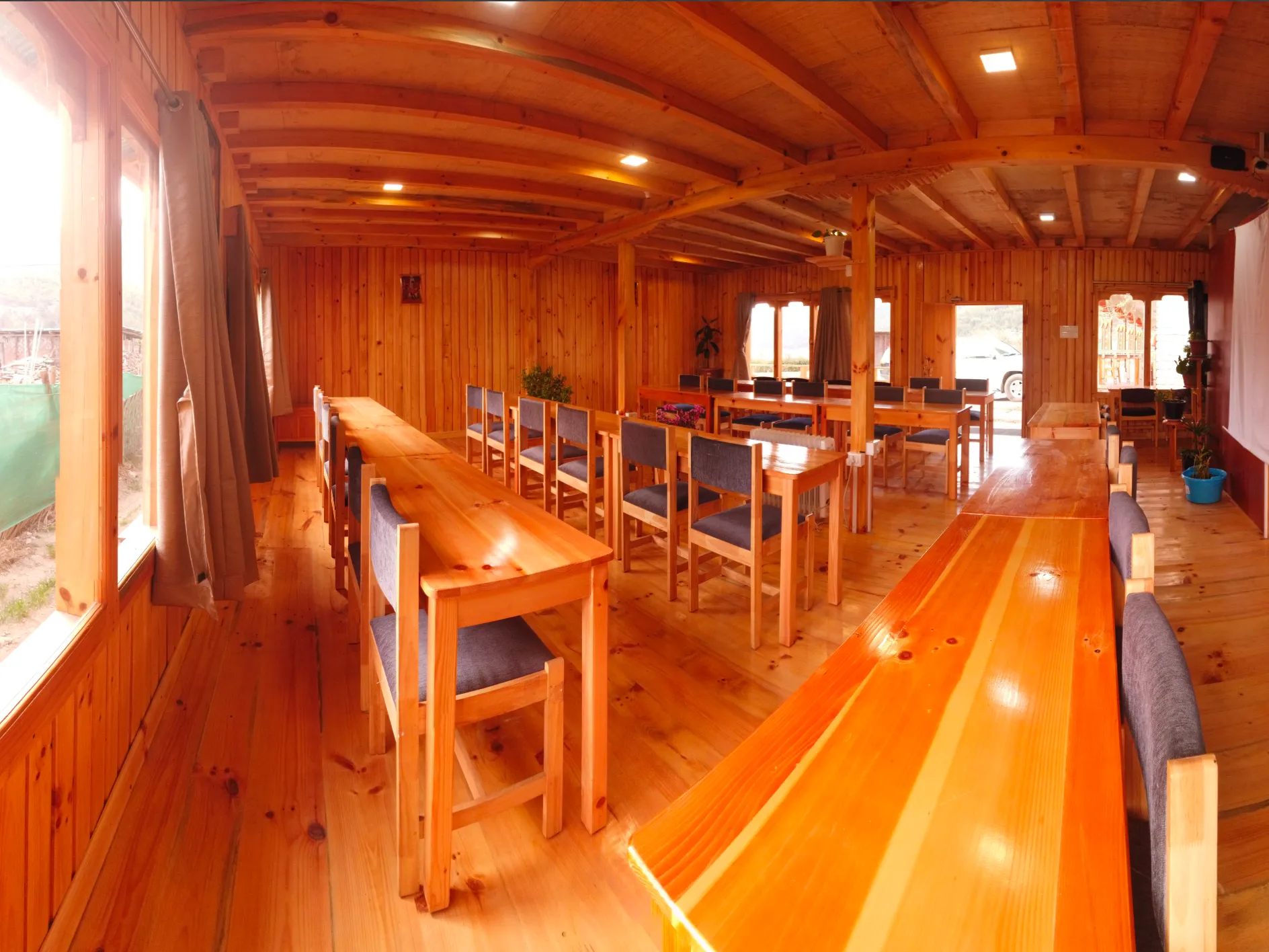 Frontview of the conference hall at Dekyil