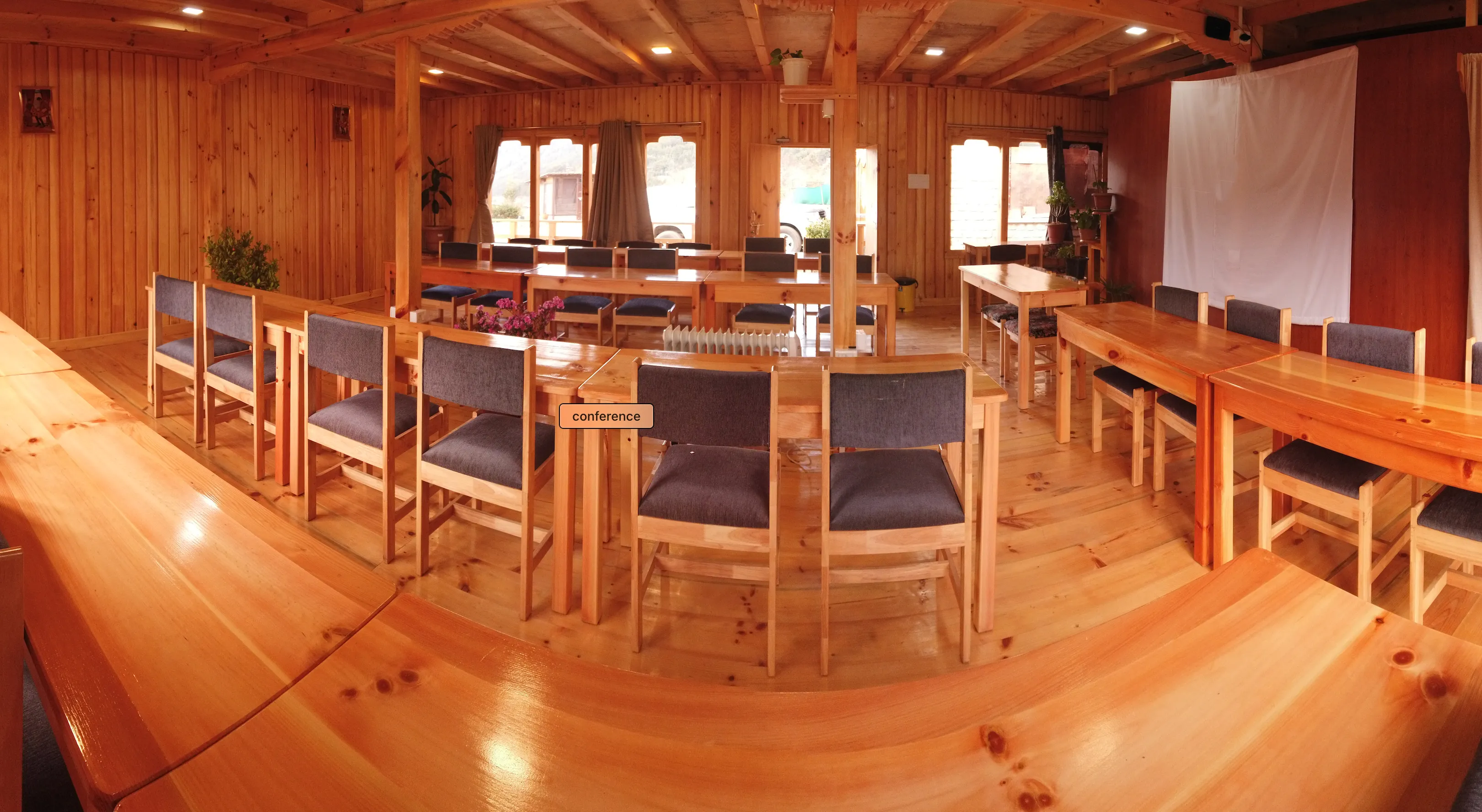 Conference Hall Panoramic Shot from the back